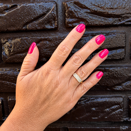 Stellara Verstelbare Goudkleurige Ring