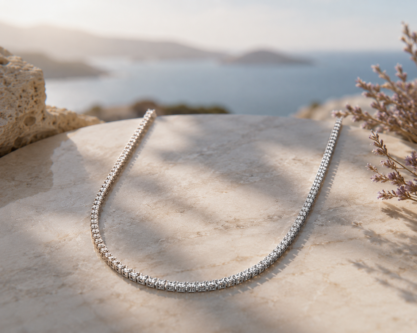 "Serena" Zilverkleurige Ketting (4mm)