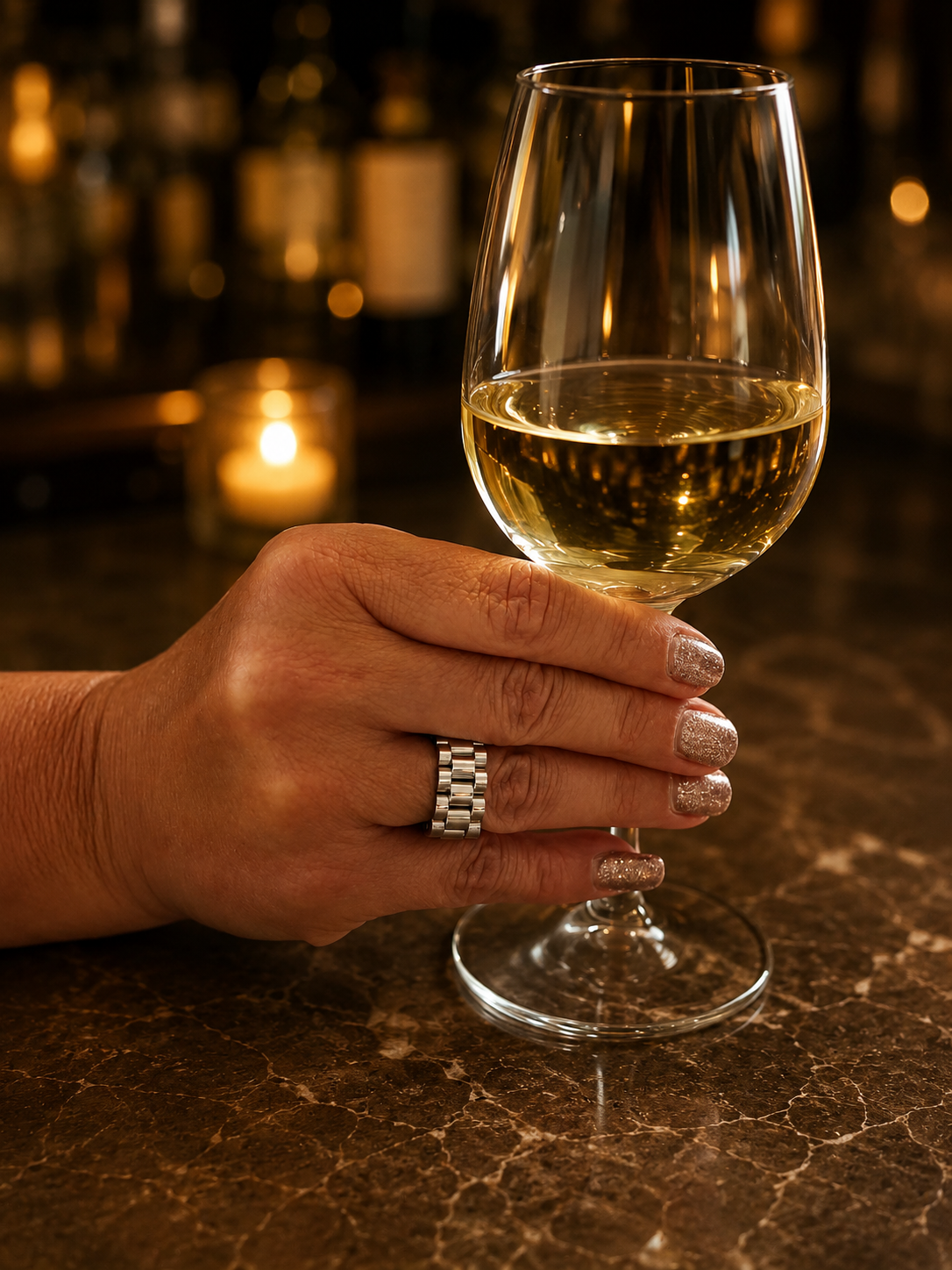 "Presidento" Zilverkleurige Ring