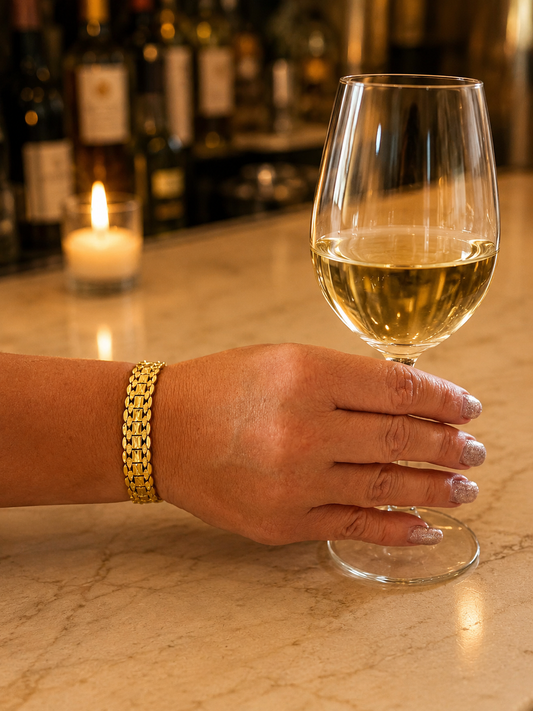 "Eterna" Goudkleurige Armband (10mm)