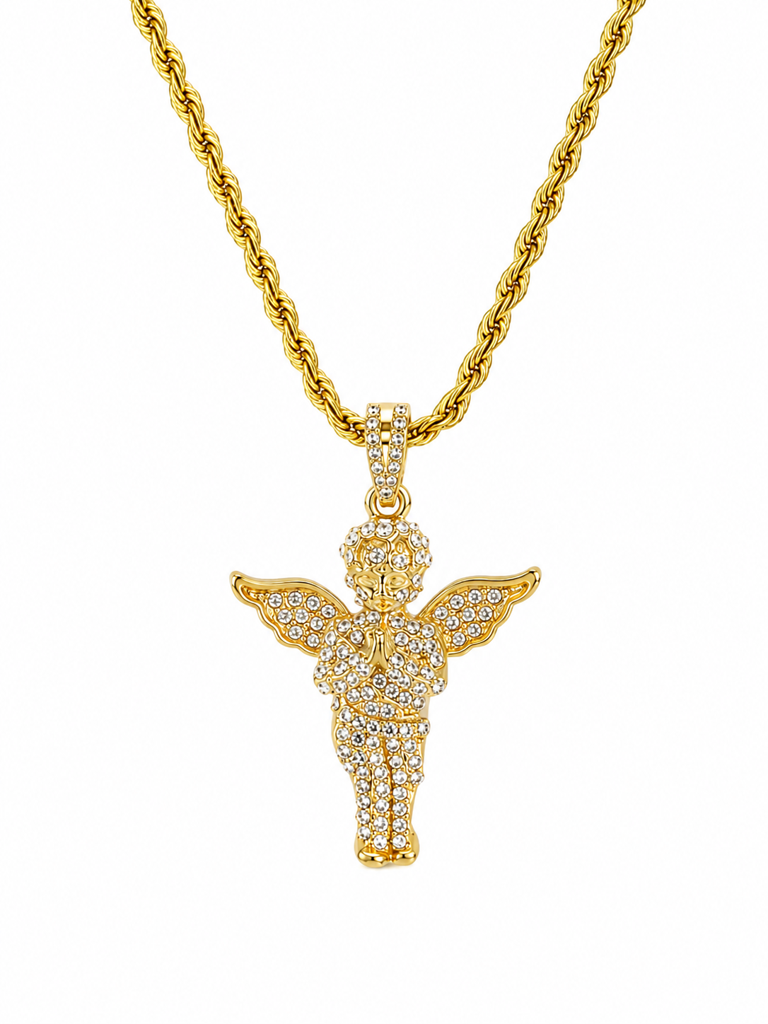 "Angel" Goudkleurige Hanger