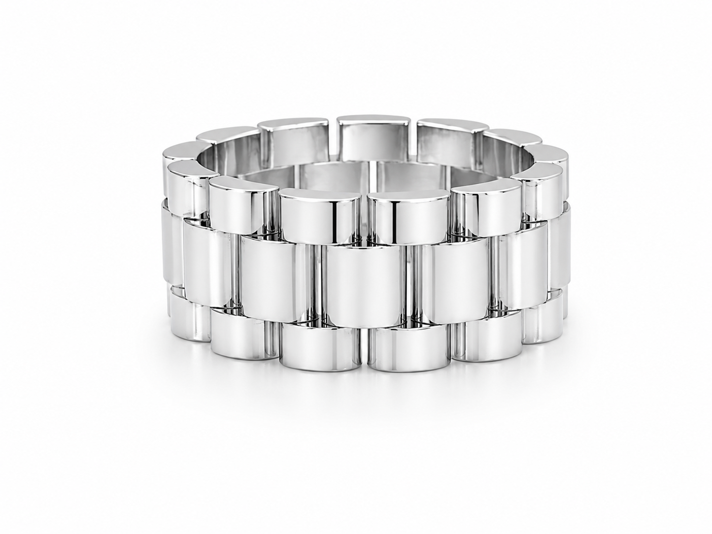 "Presidento" Zilverkleurige Ring