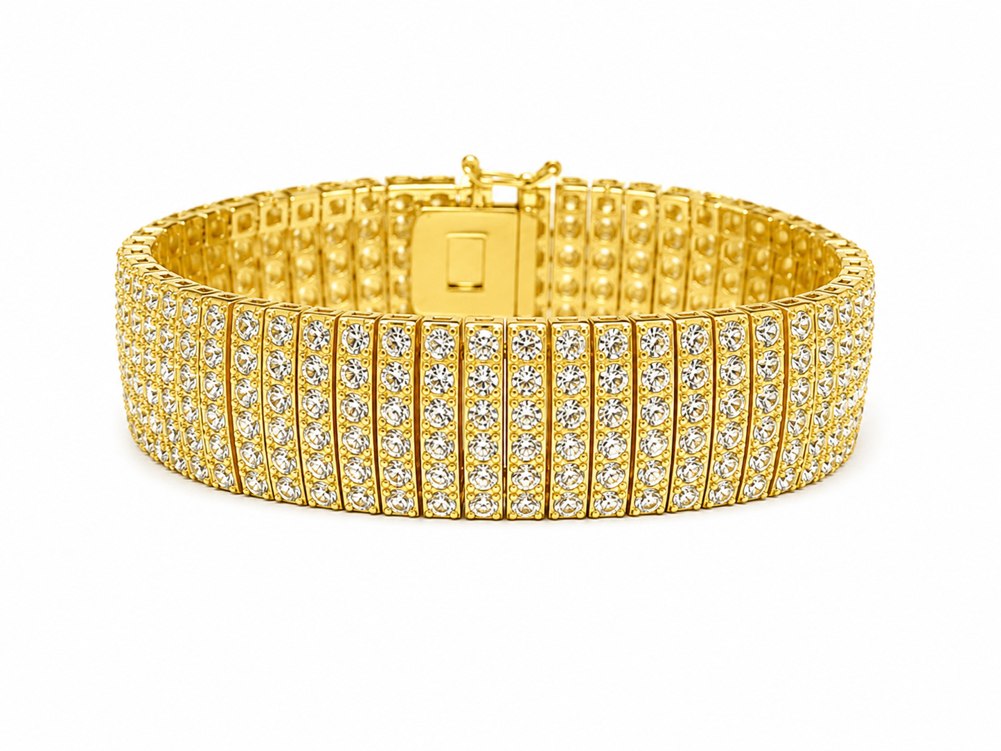 "Shimmer" Goudkleurige Armband (20mm)