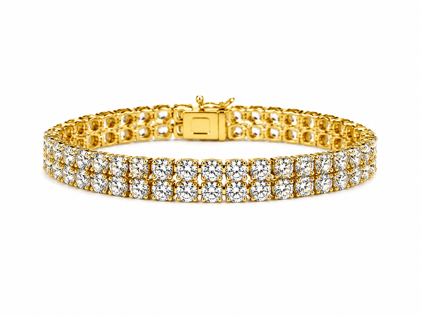 "Amor" Goudkleurige Armband (10mm)