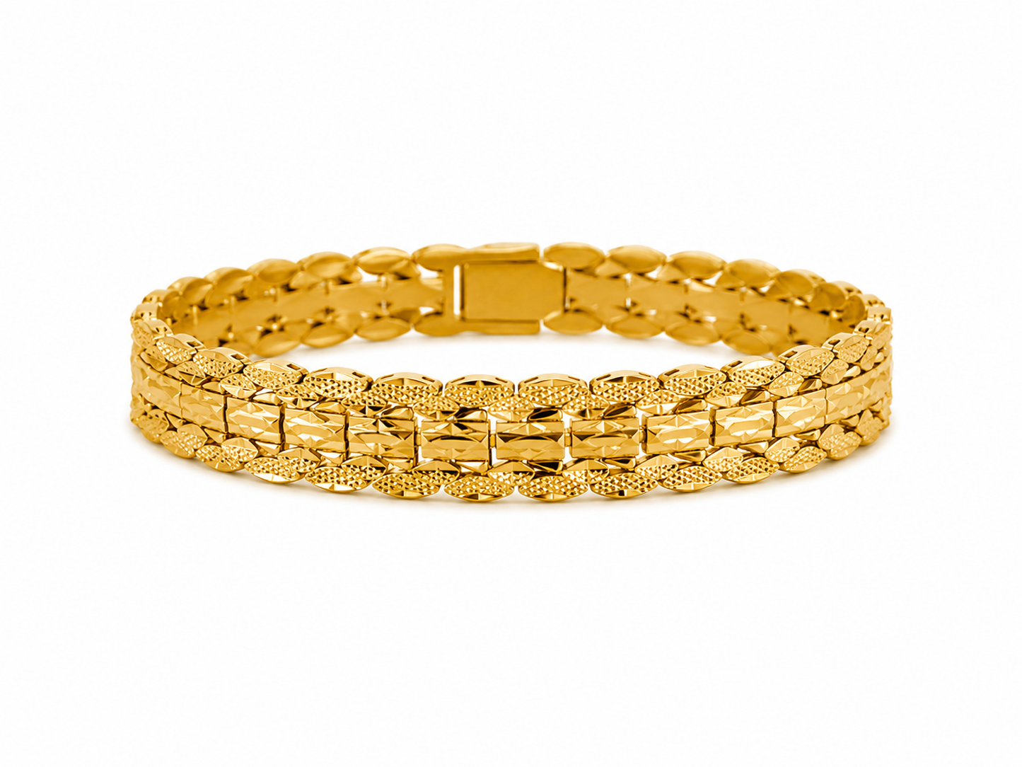 "Eterna" Goudkleurige Armband (10mm)