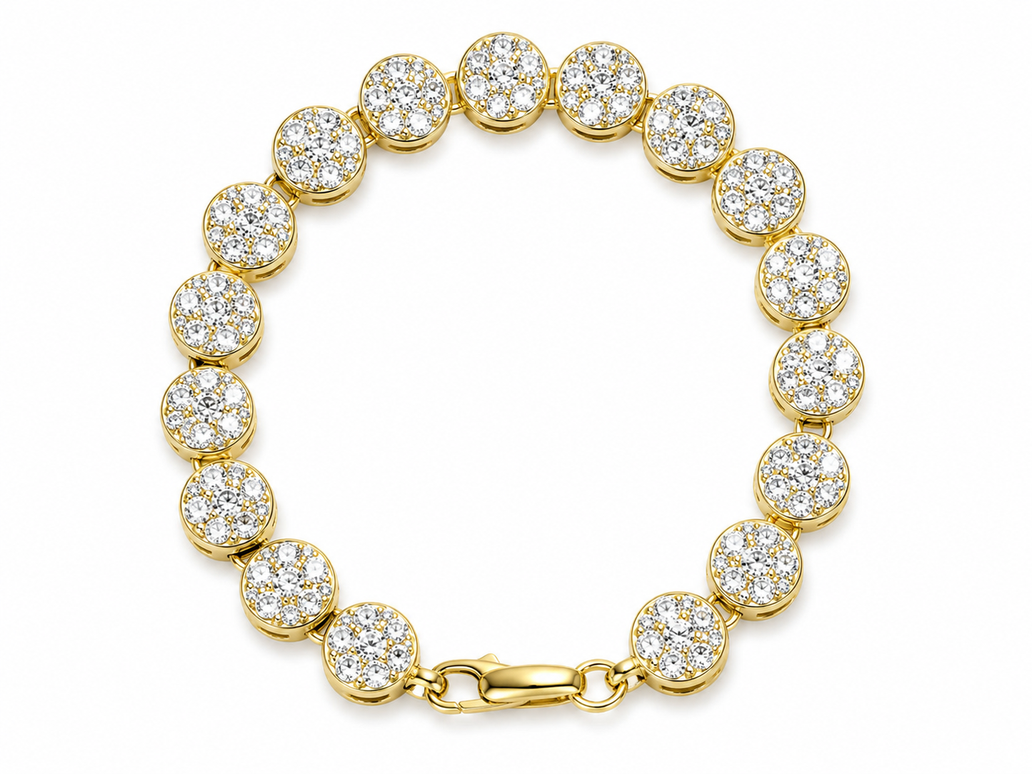 "Aurora" Goudkleurige Armband (10mm)