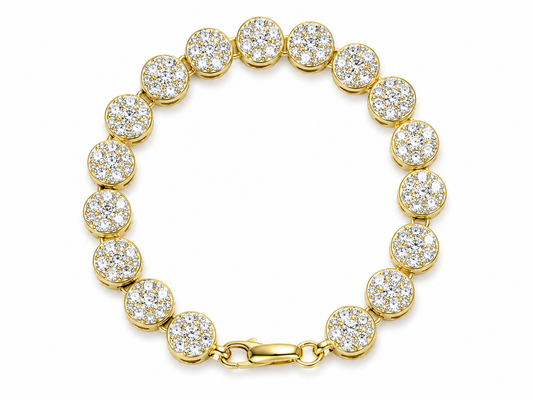 "Aurora" Goudkleurige Armband (10mm)