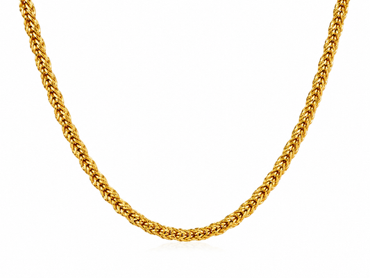 "Yardie" Goudkleurige Ketting (5mm)