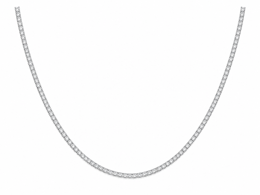 "Serena" Zilverkleurige Ketting (4mm)