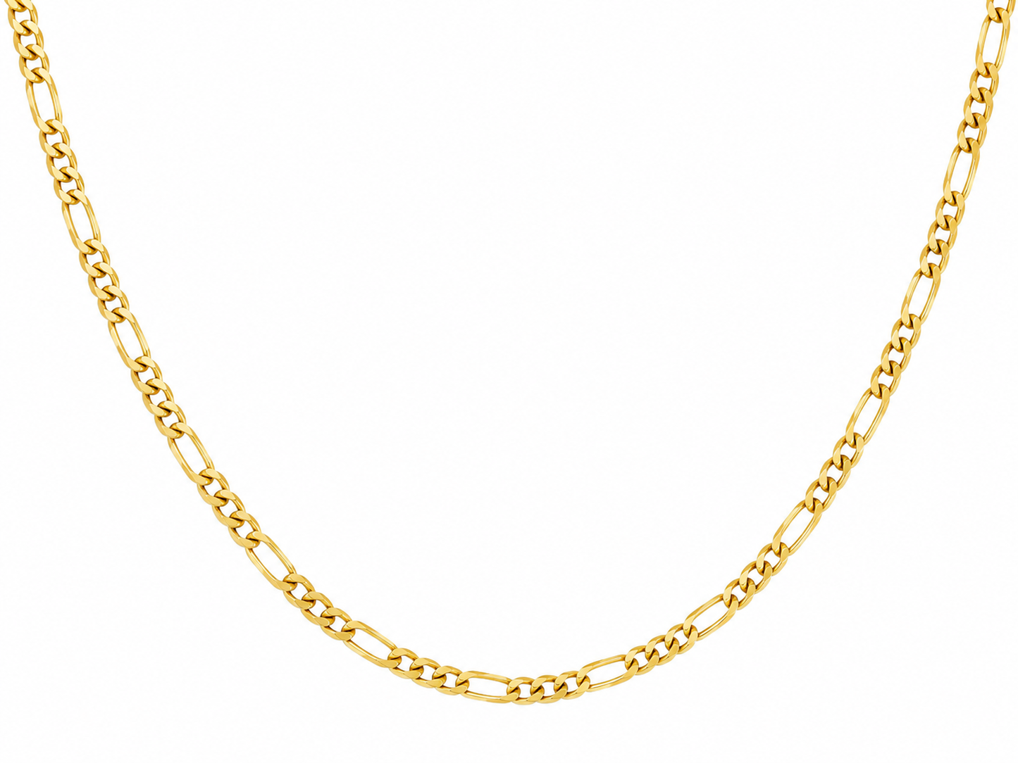"Figaro" Goudkleurige Ketting (3mm)