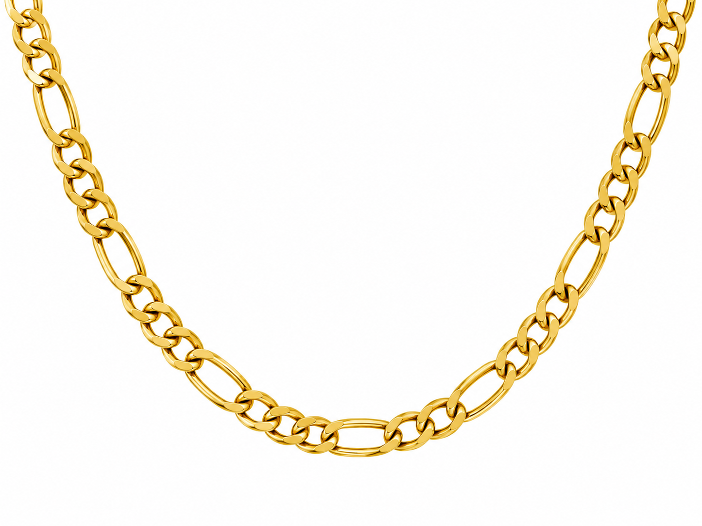 "Figaro" Goudkleurige Ketting (5mm)