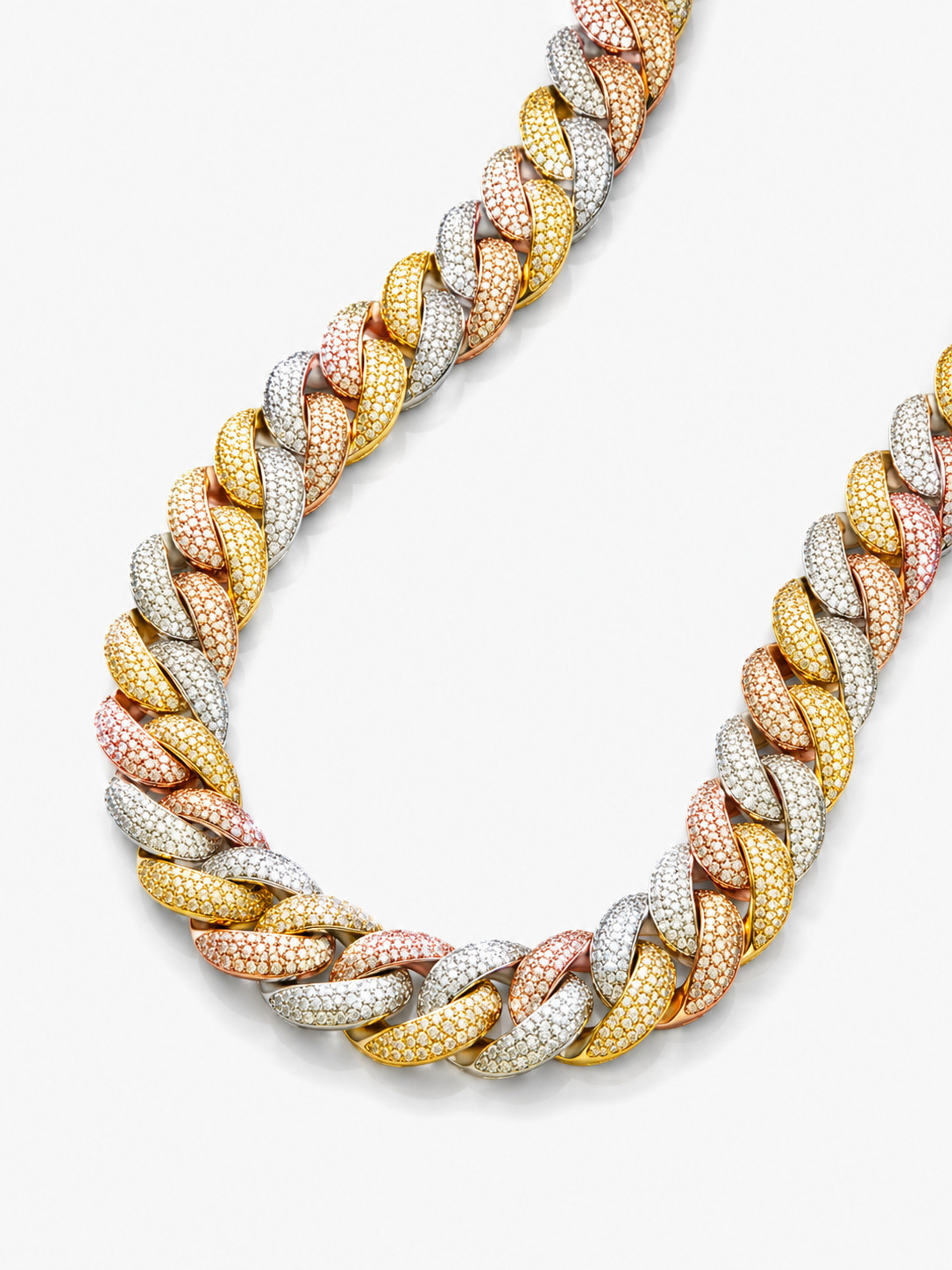 "Infinity Luxe" Meerkleurige Ketting (15mm)