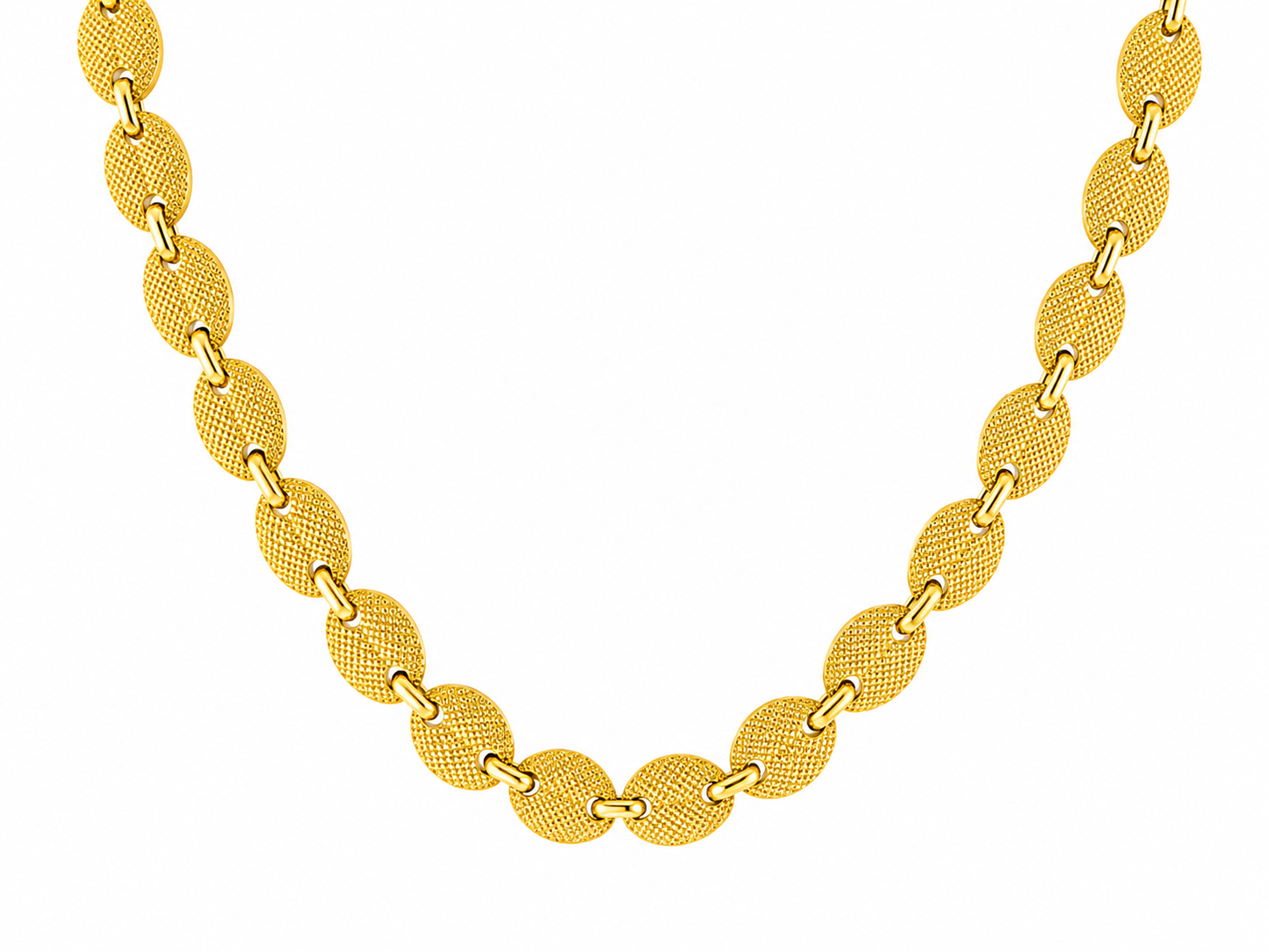 "Harmony" Goudkleurige ketting (10mm)