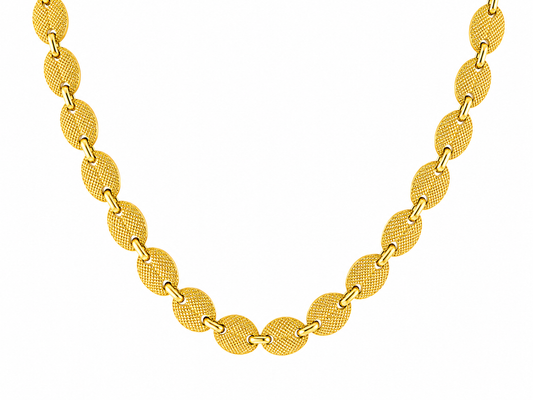 "Harmony" Goudkleurige ketting (10mm)